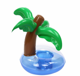 4x Inflatable Palm Tree Drink Holder Cup Hot Tub Float Swimming Pool Bath Toy
