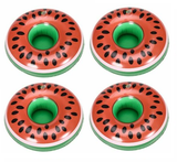 4x Inflatable Drink Holder Watermelon Float Cup Hot Tub Swim Pool Party Bath Toy