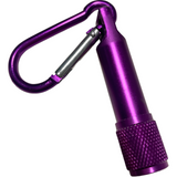 48x Mini Torch Carabiner Clip Keyring Bright LED Emergency Camping Night Light