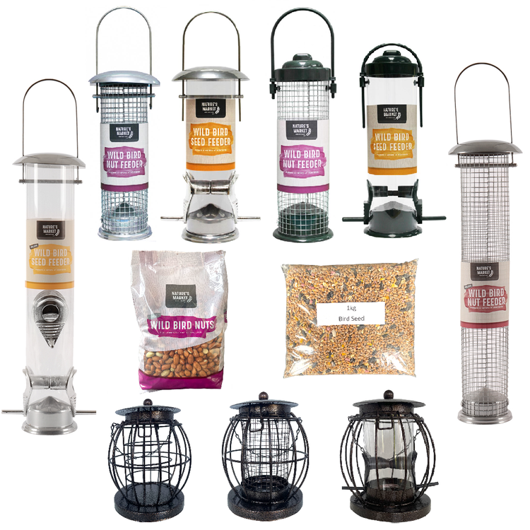Hanging Wild Bird Feeder Seed Nut Fatball For Garden Food Station Gift Idea