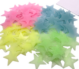 Glow In The Dark Stars 200x Multicolour Luminous Stick On Ceiling Wall Sticker