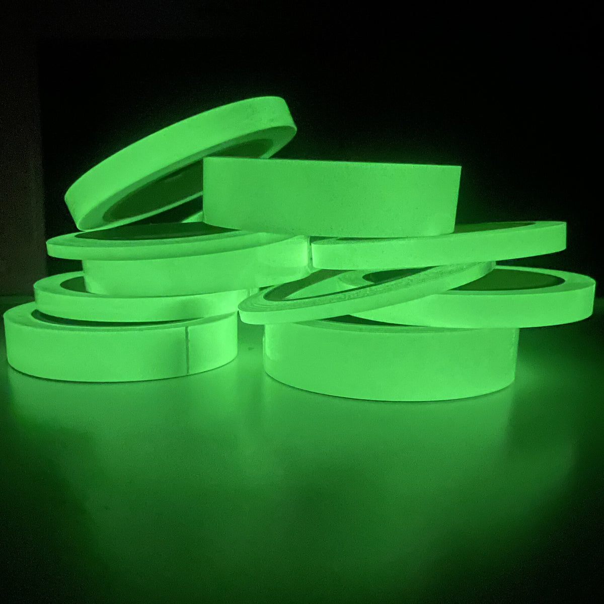Glow In The Dark Sticky Tape Self Adhesive Luminous Safety Film Sticker Roll