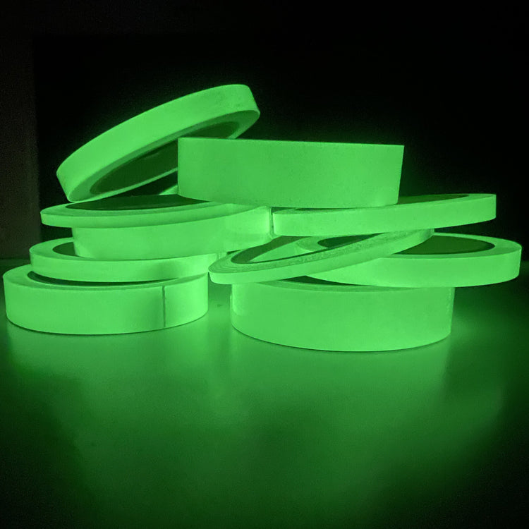 Glow In The Dark Sticky Tape Self Adhesive Luminous Safety Film Sticker Roll