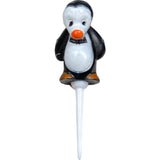 Penguin Christmas Cake Topper Pack of 12 Yule Log Cupcake Mini Xmas Decoration