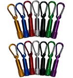 96x Mini Torch Carabiner Clip Keyring Bright LED Emergency Camping Night Light