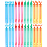 Christmas Bubble Tubes 24 Pack Festive Party Bag Stocking Filler Mini Gift Toy