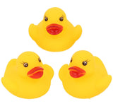 Mini Rubber Ducks Pack of 10 Yellow Bath Time Toy Pool Toy for Kids & Adult Fun
