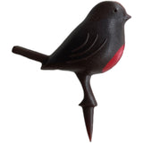 Robin Christmas Cake Topper pack of 6 Yule Log Cupcake Mini Bird Decoration Idea