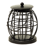 Bird Feeders Seed Nut Fatball Set of 3 Hanging with Metal Cage Squirrel Guard