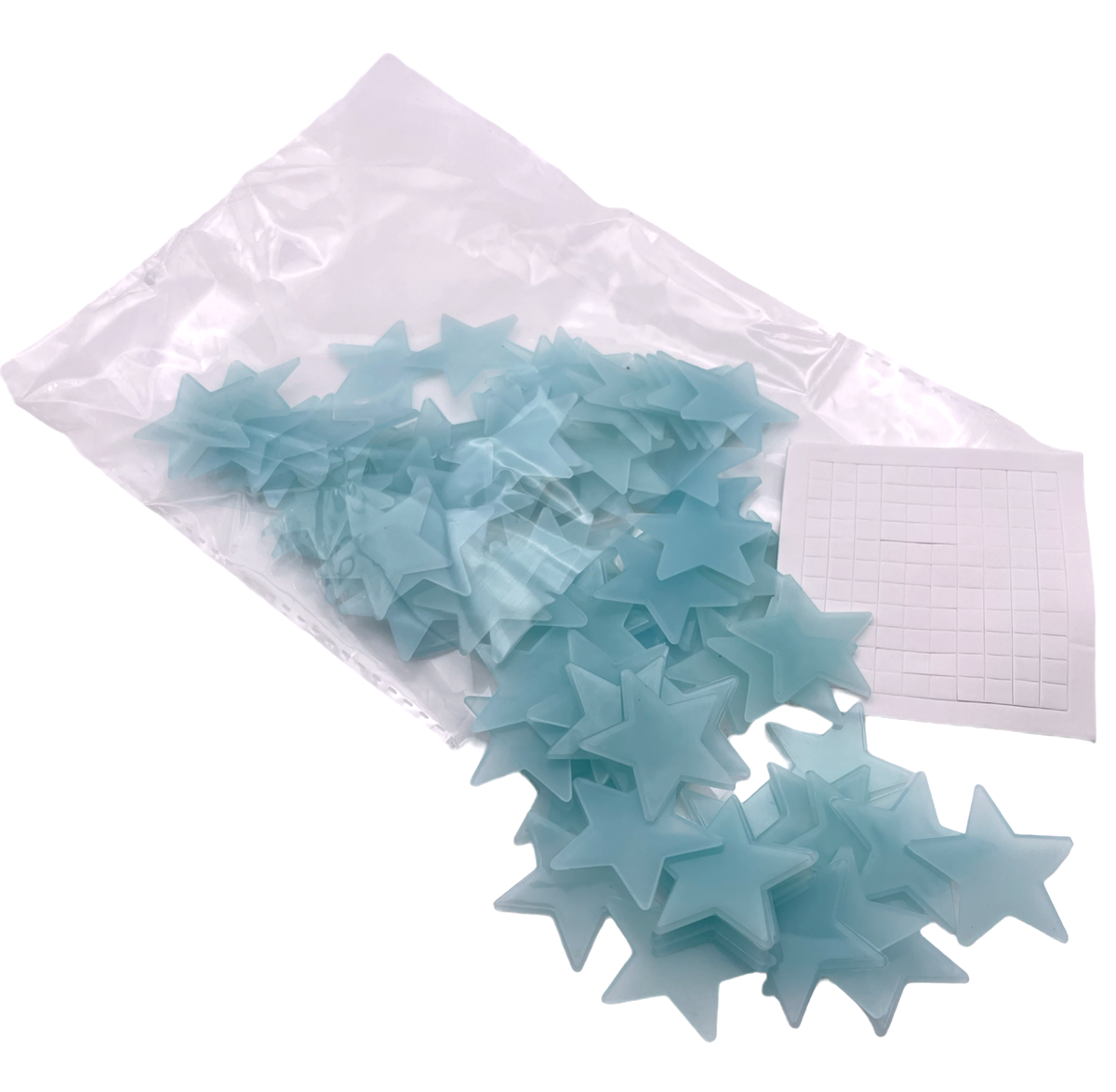 Glow In The Dark Stars 200 Blue Luminous Stick On Space Ceiling Wall Sticker