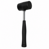 Rubber Mallet Hammer 12oz Steel Shaft Camping Rubber Grip Home DIY Tool Solid