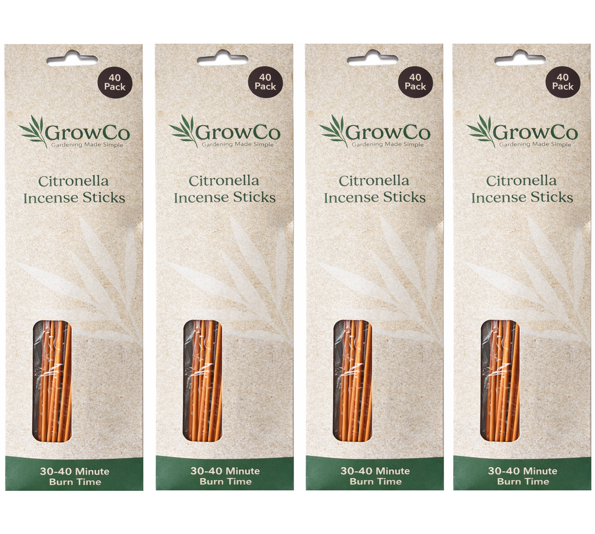 160 Citronella Incense Sticks - Patio Garden Outdoor Insect Fly Repellent Candle