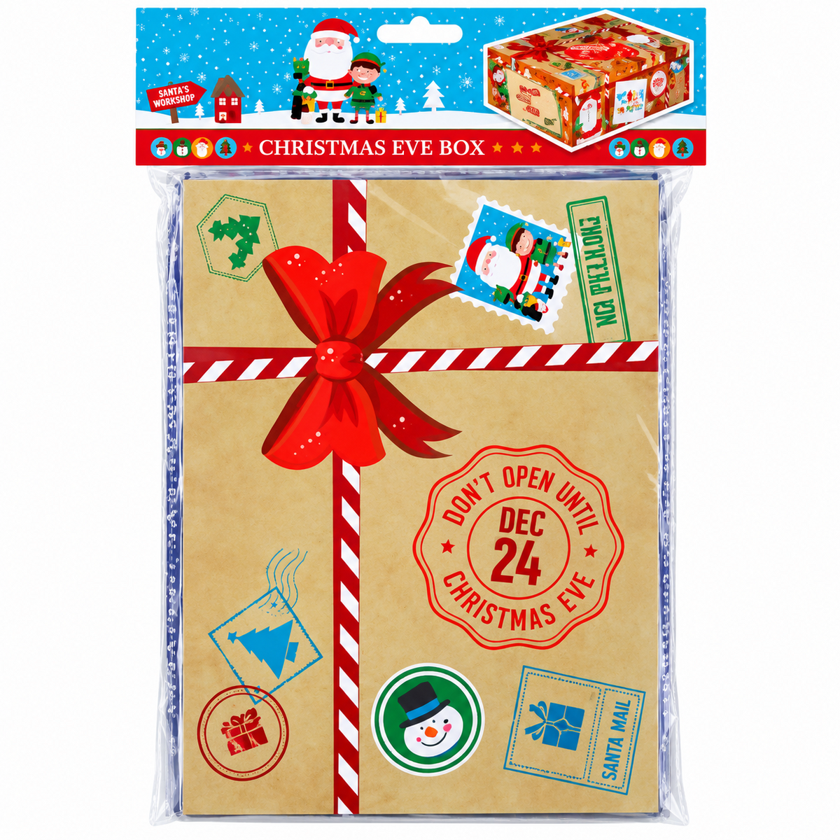 Christmas Eve Boxes Pack of 2 Kids Xmas Gift Box Special Delivery Festive Hamper