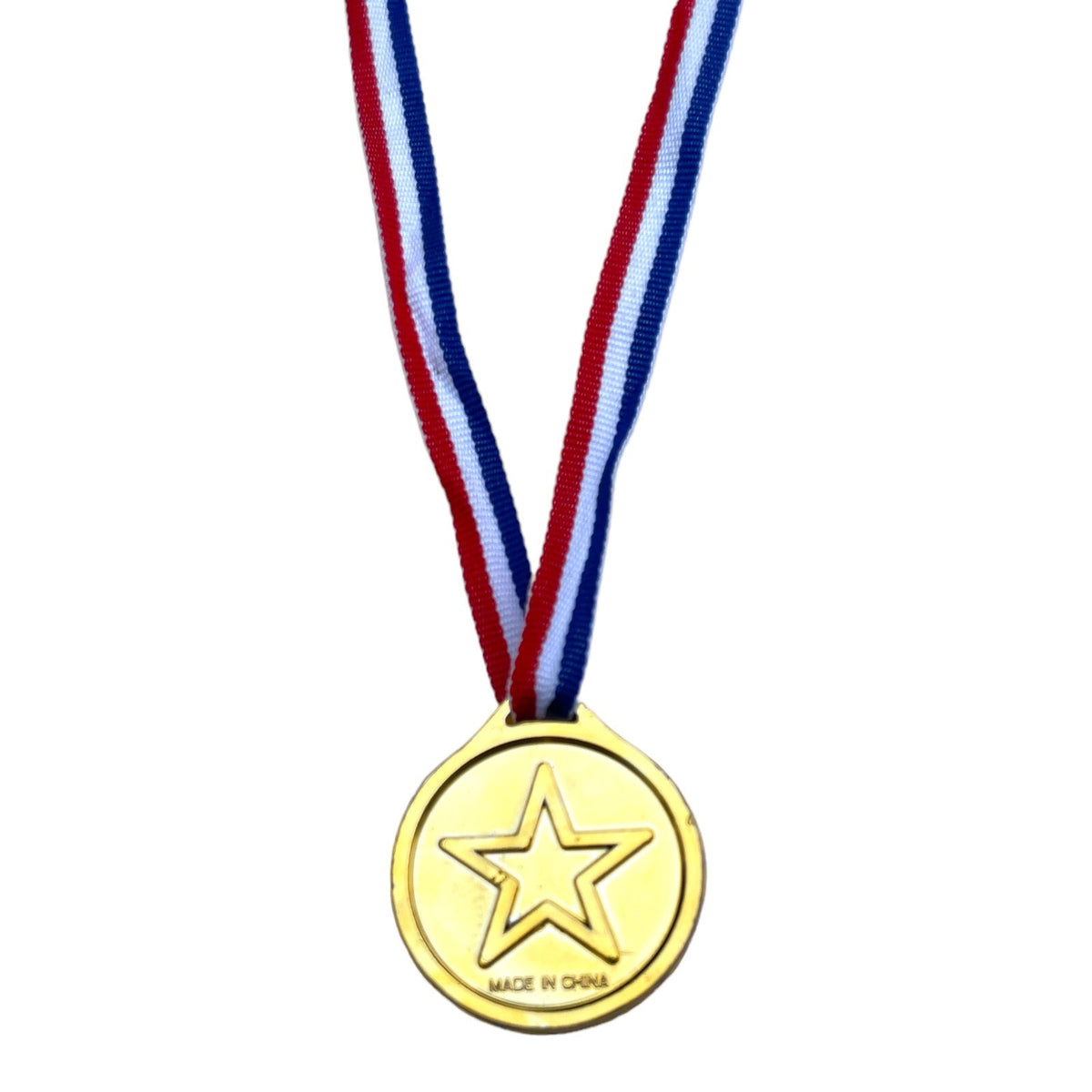 Kids Winner Medals 48x Plastic Gold Sports Day Prize Party Bag Filler Award Toys