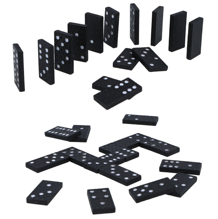 Dominoes Game Set 28 Piece Double Six Dominos Kids Childrens Party Travel Game