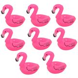 8x Inflatable Flamingo Floating Drink Holder Cup Hot Tub Swim Pool Bath Toy Gift