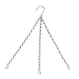 4x Hanging Basket Chain Replacements Easy Fit Garden Spare Metal Hanger Hook