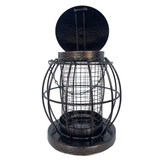 Metal Bird Nut Feeder with Squirrel Guard Cage Hanging Peanut Food Feed Station