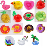 4x Inflatable Cherry Drink Holders Red Floating Cup Hot Tub Swimming Pool Party