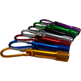 7x Mini Torch Carabiner Clip Keyring Bright LED Emergency Camping Night Light