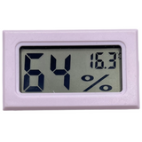 Digital Thermometer Hygrometer Tent Grow Temperature Humidity Meter Sensor White