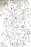 Garden Colouring Book A4 - Adult Anti Stress 48 Page Book For Relaxing Mind Gift