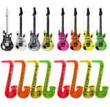 Inflatable Music Instruments Fancy Dress Prop Blow Up Band Party Gift Set Idea