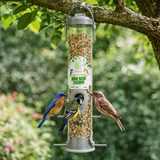 Large Bird Seed Feeder - Large Garden Food Feed Feeding Station Nature Gift Idea