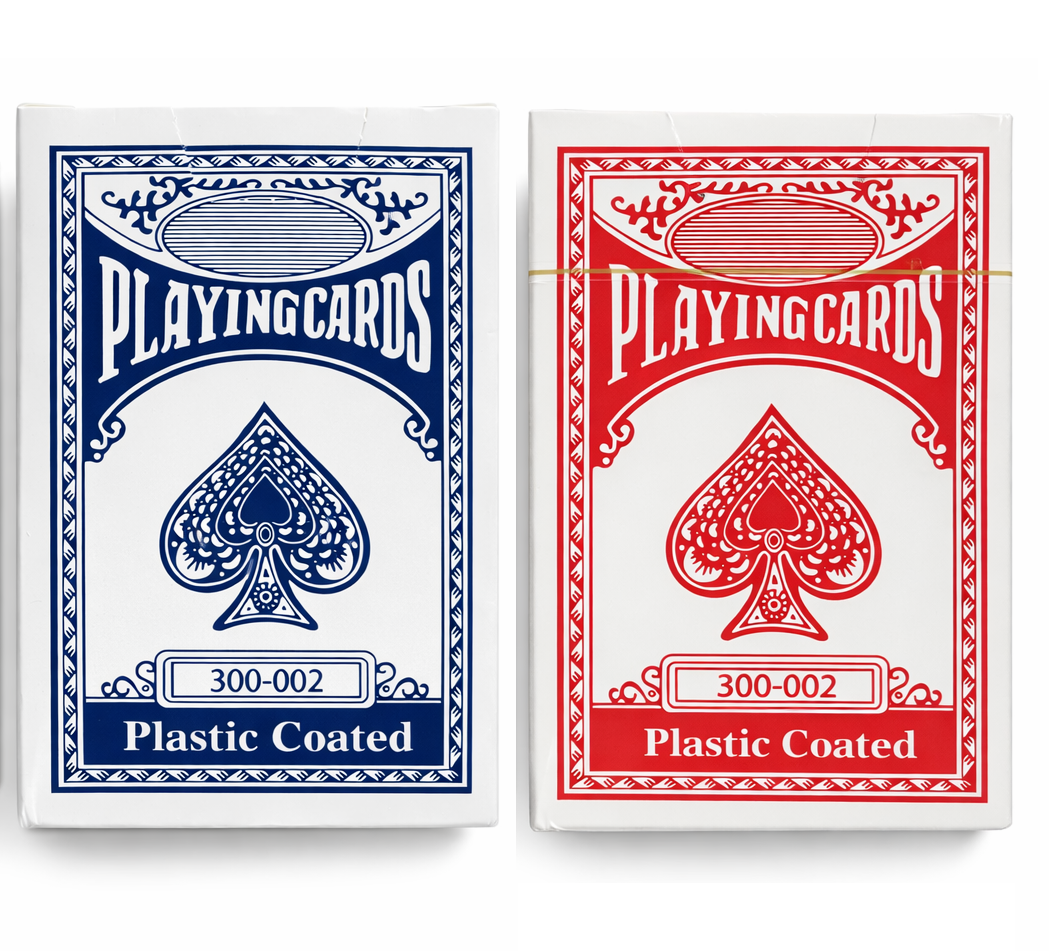 Playing Cards 1-24 Packs Deck of Quality Plastic Coated Professional Poker Game