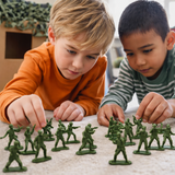 100x Toy Soldiers Green Plastic Soldier Figures Army Men for Boys Birthday Gift