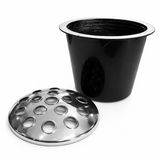 Memorial Grave Vase Pack of 4 with Silver Lids For Fresh Artificial Flowers Pot