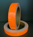 Orange Glow In The Dark Sticky Tape 12mm x 10 metre Roll Self Adhesive Luminous