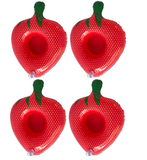 4x Inflatable Strawberry Drink Holders Floating Hot Tub Swimming Pool Party bath