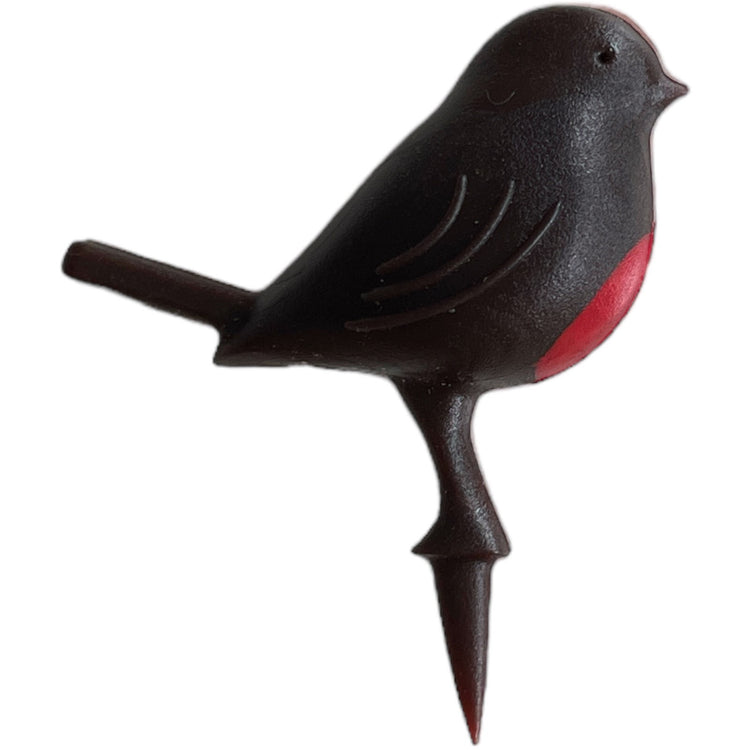 Robin Christmas Cake Topper pack of 12 Yule Log Cupcake Mini Bird Decoration