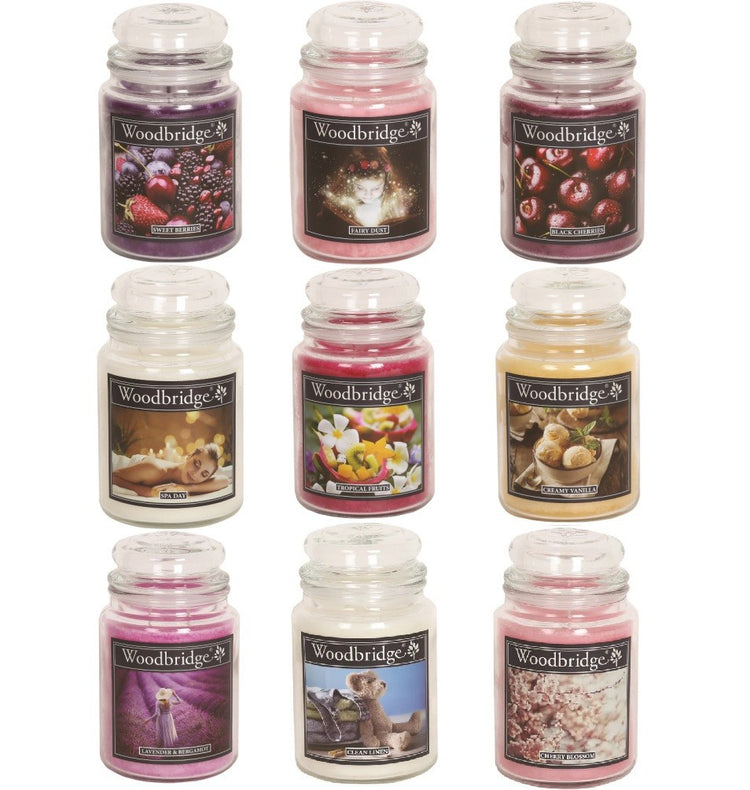 Large Scented Candles 20oz In Glass Jar 130 Hour Luxury Fragrance Home Gift Set