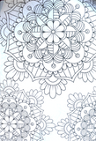Mandalas Colouring Book A4 - Adult Anti Stress 48 Page Book To Relax Mind Gift
