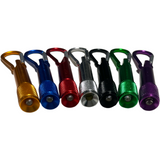 48x Mini Torch Carabiner Clip Keyring Bright LED Emergency Camping Night Light