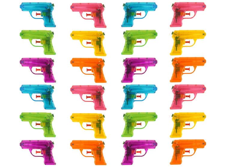 24 water pistols bulk buy offer