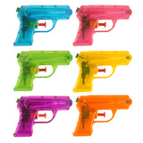 Set of 6 mini water pistols