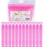 Pink heart bubble tubes for hen party favours bag filler