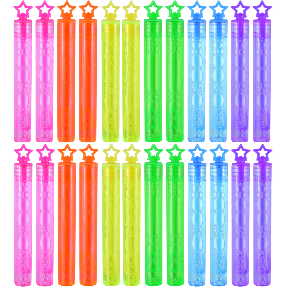 Kids Bubble Wand Party Bag Fillers Birthday Favours Bulk Pack 4-144 Bubble Tube