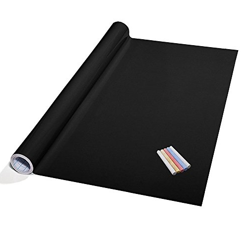 2m x45cm Blackboard wall sticker roll with chalk