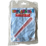 packaging of inflatable baseball bat