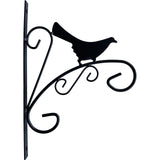 Bird hanging basket bracket