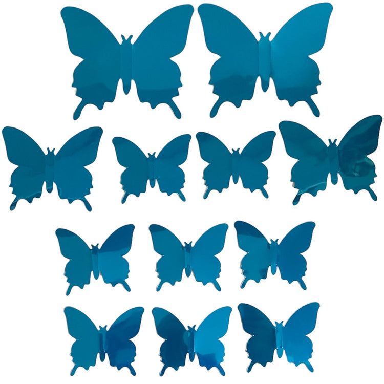 blue butterfly wall stickers