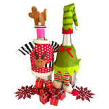 reindeer and elf bottle cover display picture