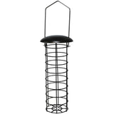 Fatball Bird Feeder Metal Hanging Garden Suet Food Station Brown