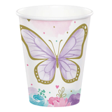 Butterfly party paper cups