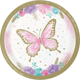 Butterfly party lunch plates