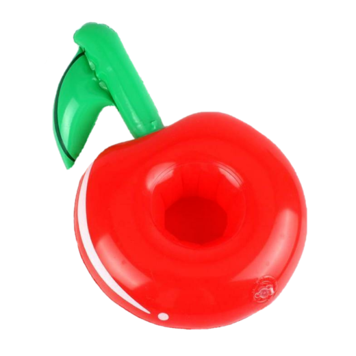 inflatable cherry pool drink holder